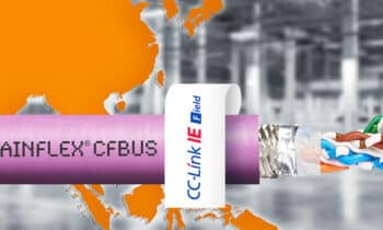 Uiterst flexibele Ethernet-kabels voor kabelrupsen met CC-Link IE Field certificaat 12