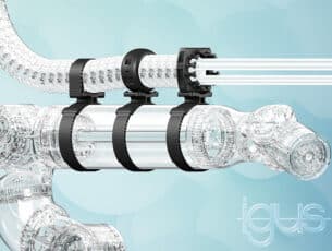 Eén voor allen: snel geïnstalleerde houder voor meer veiligheid met cobots 89