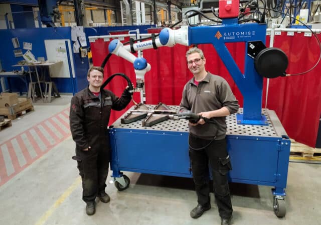 Automise integreert Yaskawa HC10 cobot met de functionaliteiten van een robot bij Nooteboom Trailers 4
