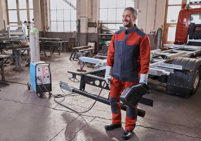 Gemakkelijk te dragen = graag gedragen. Beschermende kleding voor lassers 4