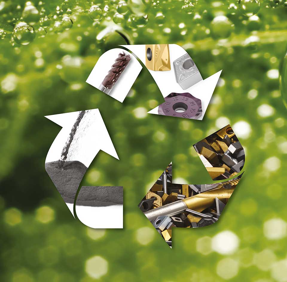 Recycling is van essentieel belang, omdat Seco Tools een ambitieus doel stelt voor een kringloopeconomie 1