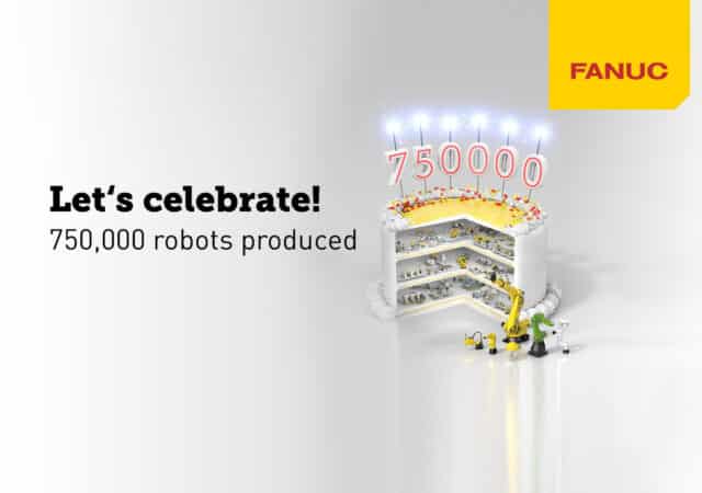 FANUC produceert 750.000ste robot 5