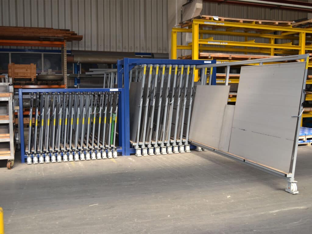 Niet langer plaatsgebrek voor de opslag van metalen platen, ­profielen en buizen