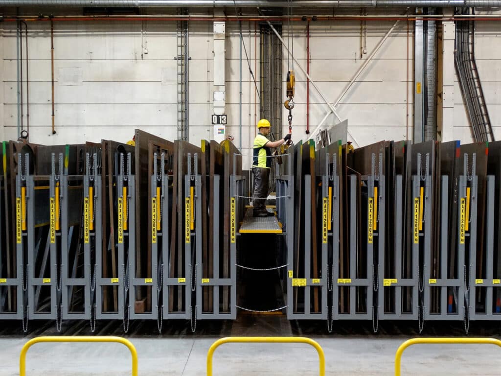 Niet langer plaatsgebrek voor de opslag van metalen platen, ­profielen en buizen 1