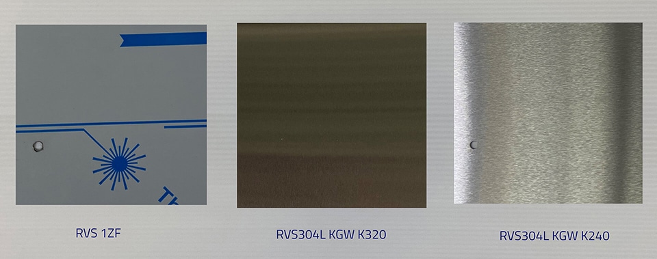 Toepasbaarheid van verschillende RVS Finishes 2