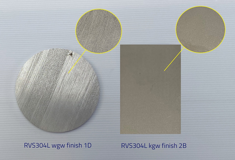 Toepasbaarheid van verschillende RVS Finishes 1