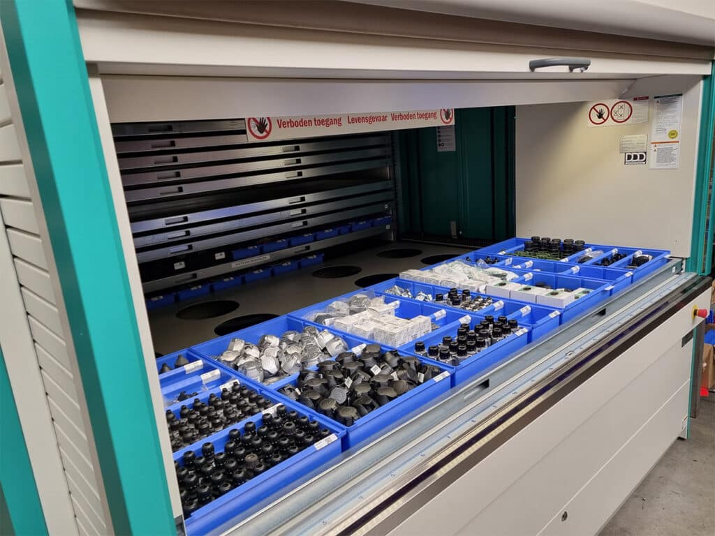Geautomatiseerd magazijn ook voor de kleinste onderdelen 2
