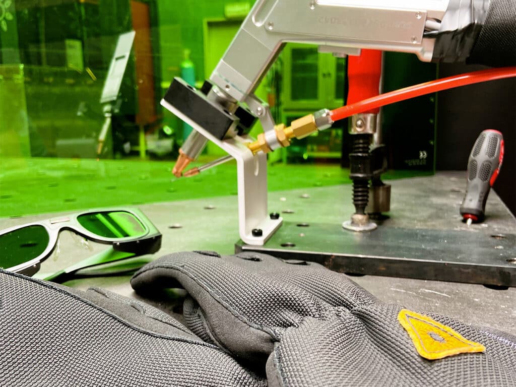 Safety first, ook bij handbediend laserlassen 1