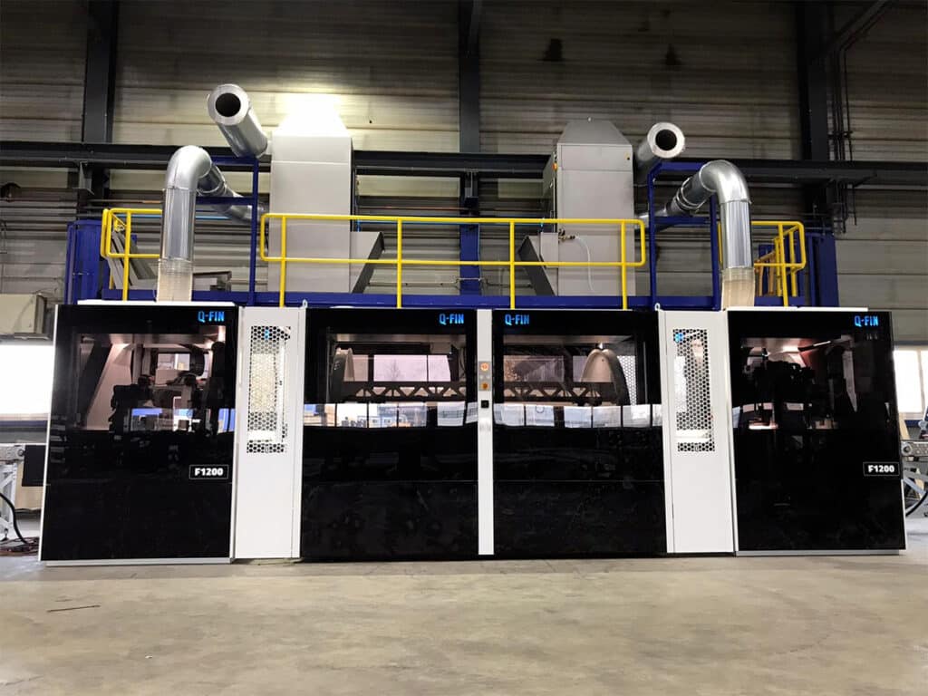 Omkeerunit realiseert in één doorgang hoge output tweezijdig afbramen 3