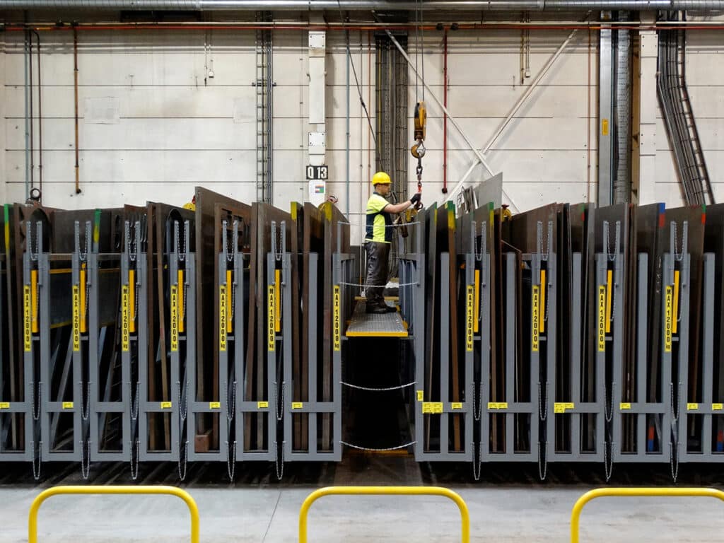 Efficiënte opslag van metalen platen, profielen en buizen kan bedrijven tijd en geld besparen