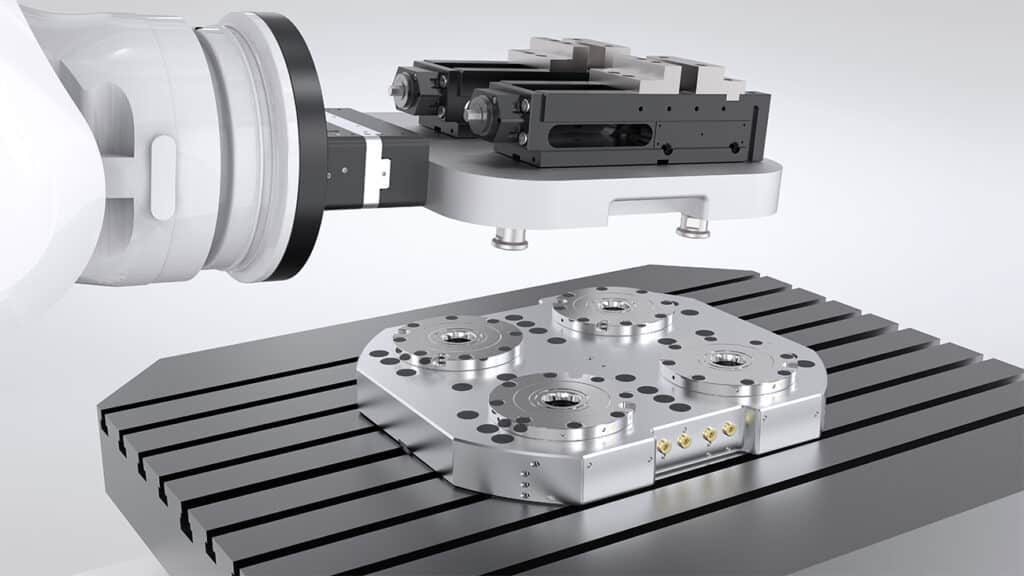 Veilig opgespannen: palletwisselaar SPP van de Zimmer Group 2