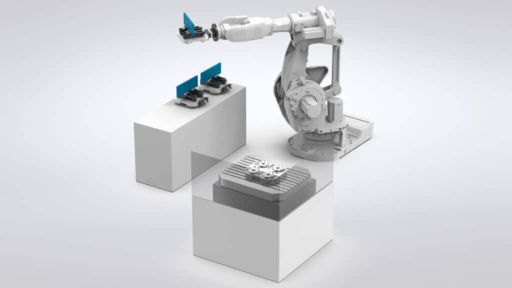 Veilig opgespannen: palletwisselaar SPP van de Zimmer Group