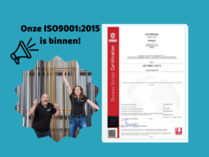 Onze ISO9001:2015 is binnen! 47