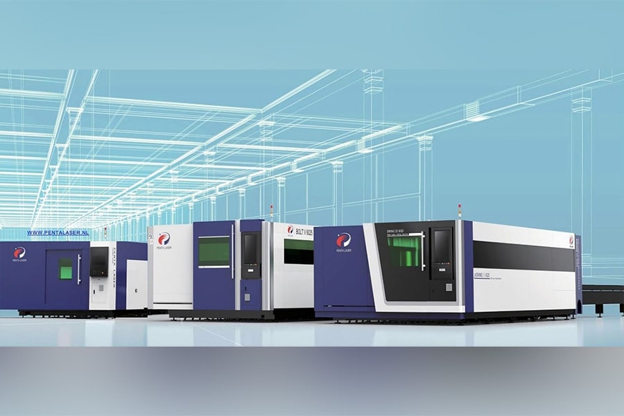 Live demonstraties met 12 kW6 bij 2,5 m plaatlaser