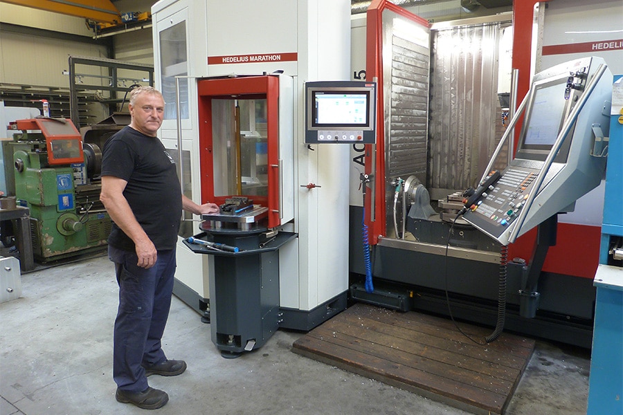 Freesmachine met automatisering maakt onbemande productie mogelijk