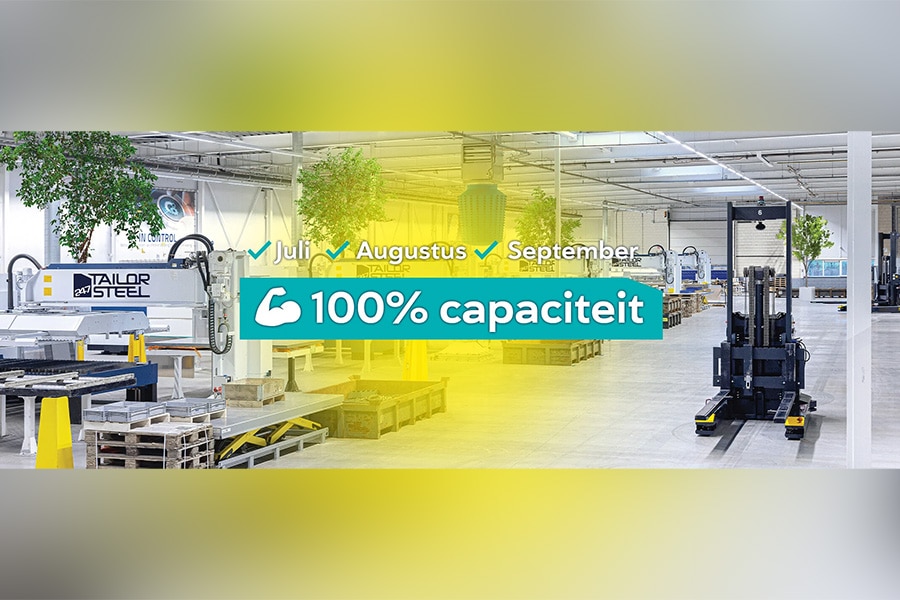 247TailorSteel werkt 24/7 door, ook deze zomer!