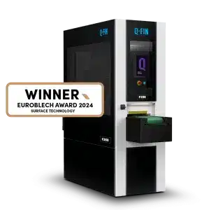 Q-Fin wint EuroBLECH Award voor F250 finishmachine 1