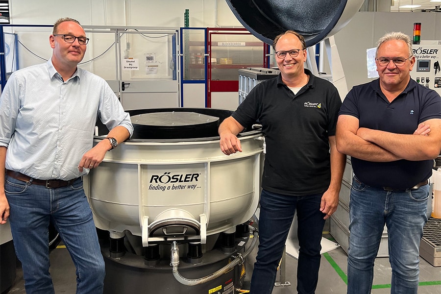 KeyTec en Rösler: Samenwerken aan Innovatie in Oppervlaktebewerking