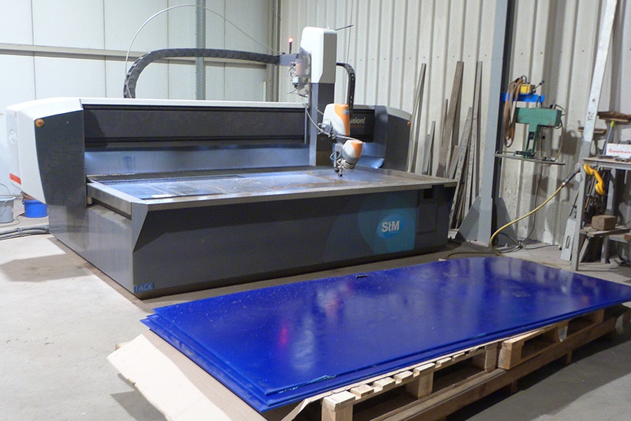 Toeleverancier verkiest 3D-waterjettechnologie voor alle snijwerk
