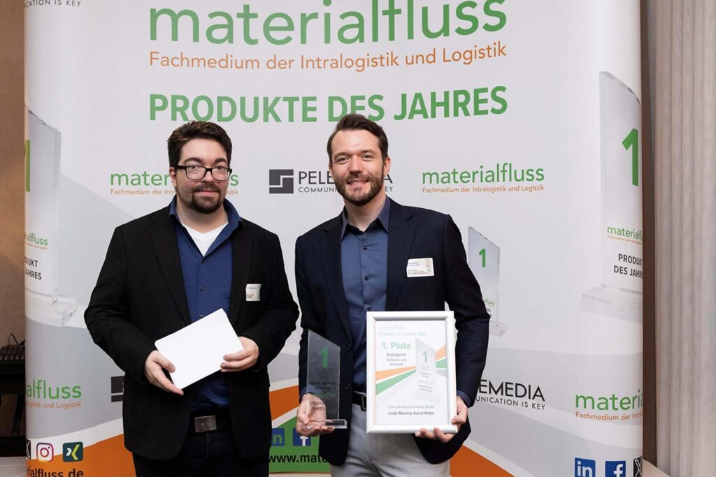 Linde Reverse Assist Radar wint materialfluss award