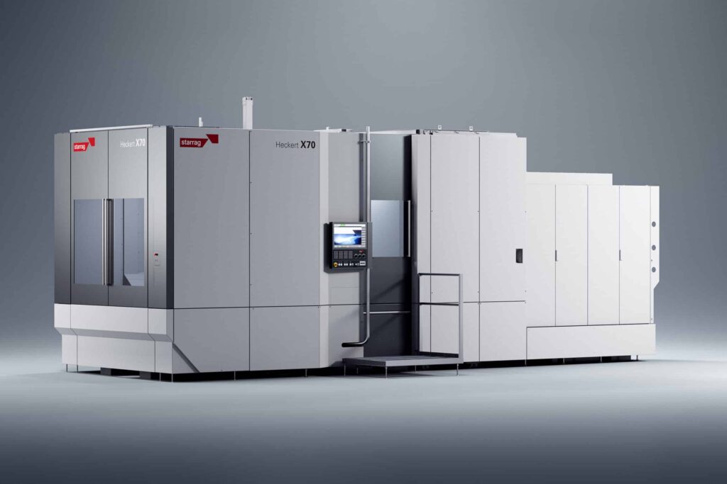 Volledige bewerking van grote onderdelen in een compact bewerkingscentrum