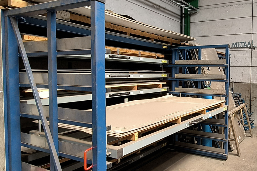 Systemen op maat voor opslag van metalen platen en profielen 2