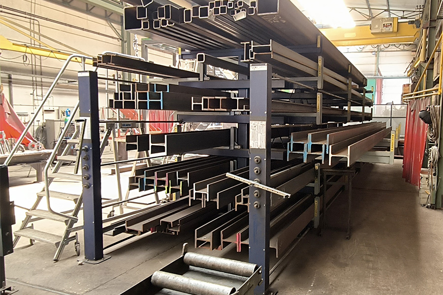 Systemen op maat voor opslag van metalen platen en profielen 1