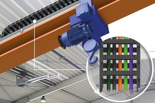 Verlaag de kosten voor binnenkranen met tot wel 40% met de nieuwe igus glide-chain 1