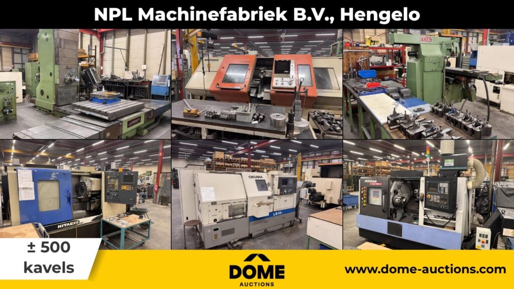 2 failliete metaalbedrijven onder de virtuele hamer bij Dome Auctions 1