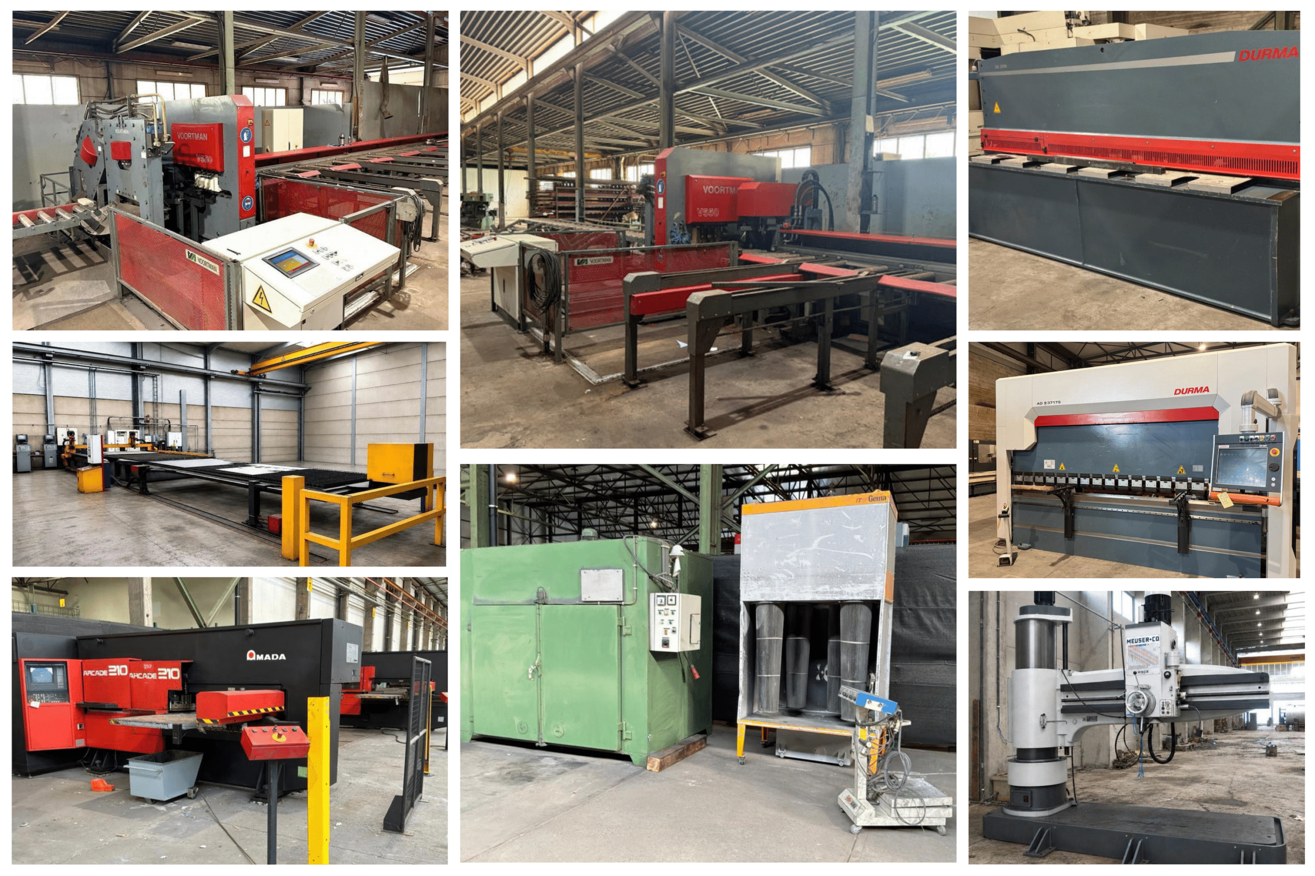 Online veiling van machines en uitrusting afkomstig van een staalconstructieproducent wegens verhuis 4